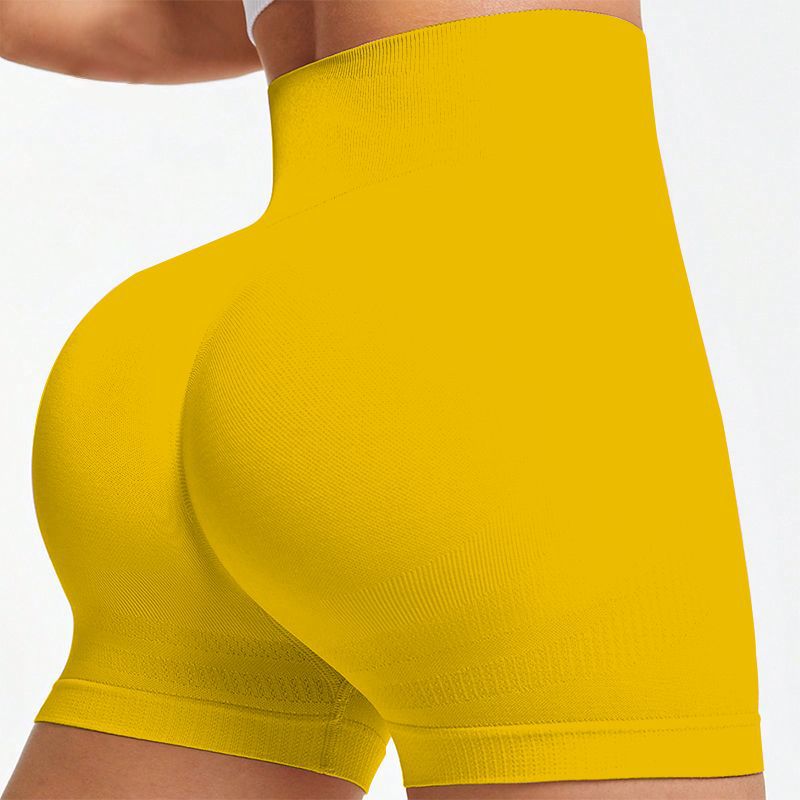 Curvolux - Seamless Knitted Fitness Peach-Shape 3/4-Length Leggings