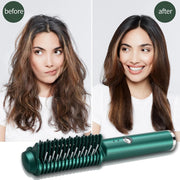 Curvolux - Dual-Purpose Electric Hair Comb for Curling & Straightening