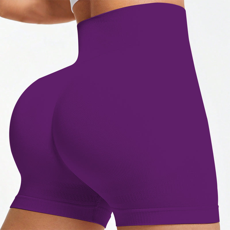 Curvolux - Seamless Knitted Fitness Peach-Shape 3/4-Length Leggings