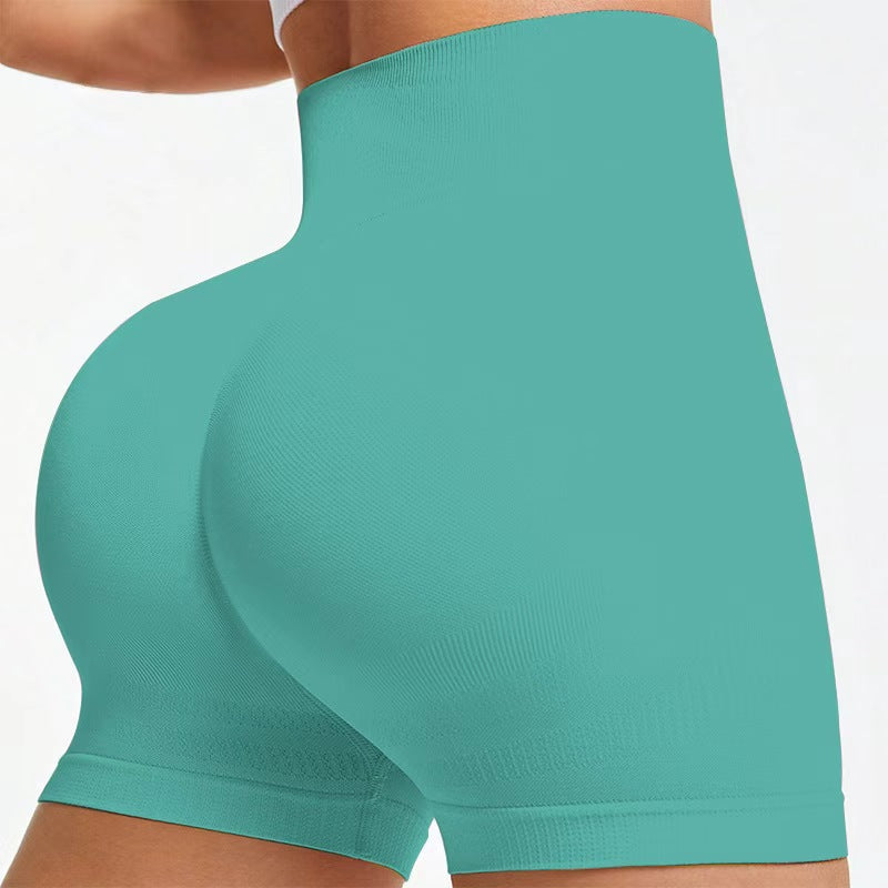 Curvolux - Seamless Knitted Fitness Peach-Shape 3/4-Length Leggings