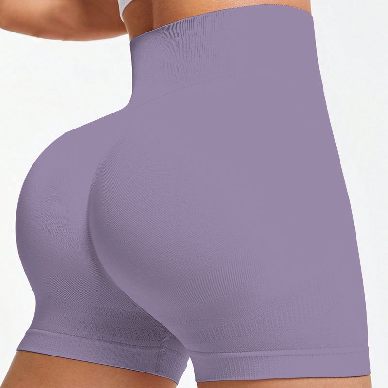 Curvolux - Seamless Knitted Fitness Peach-Shape 3/4-Length Leggings