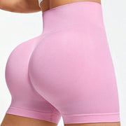 Curvolux - Seamless Knitted Fitness Peach-Shape 3/4-Length Leggings