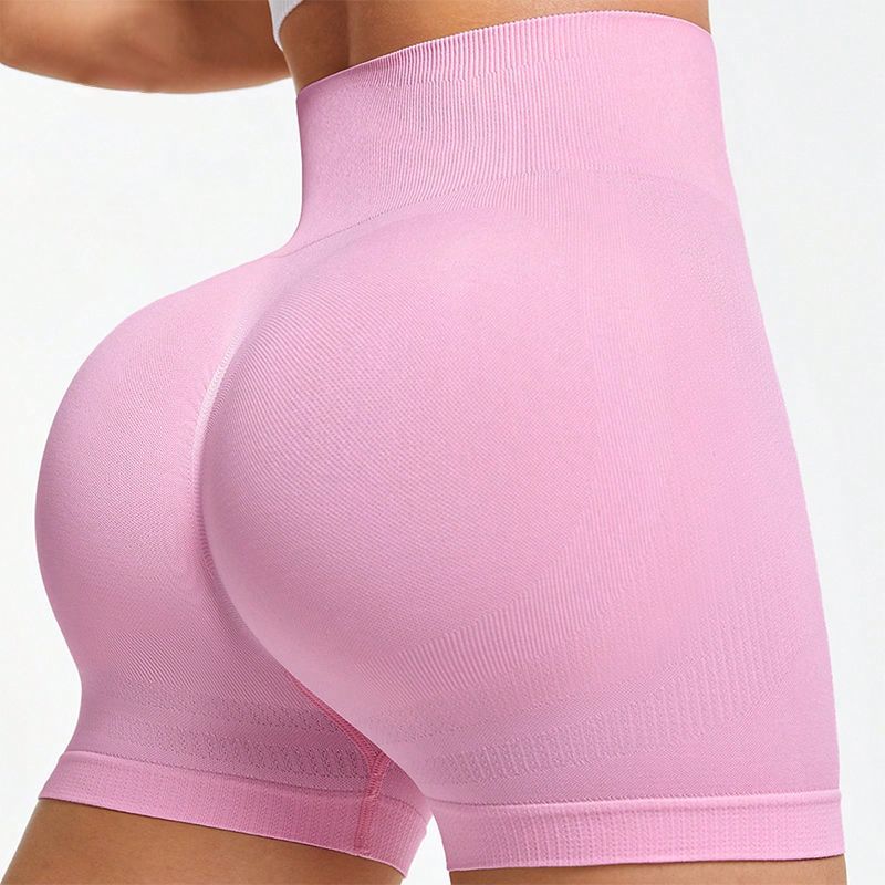 Curvolux - Seamless Knitted Fitness Peach-Shape 3/4-Length Leggings