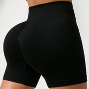 Curvolux - Seamless Knitted Fitness Peach-Shape 3/4-Length Leggings