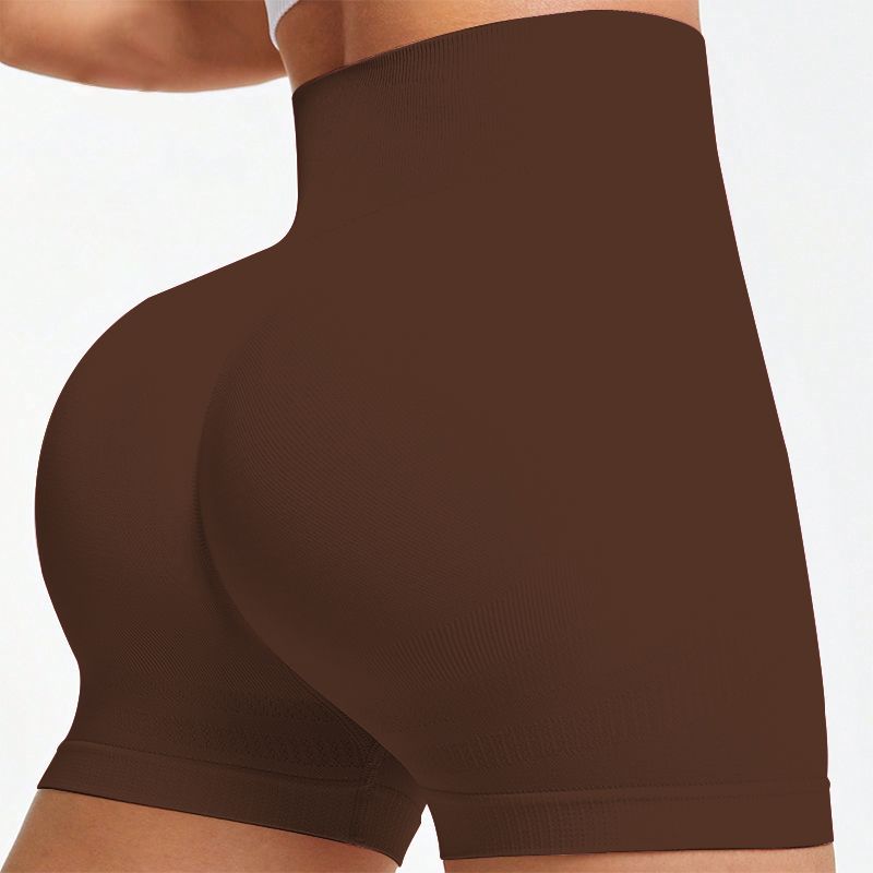 Curvolux - Seamless Knitted Fitness Peach-Shape 3/4-Length Leggings