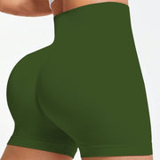 Curvolux - Seamless Knitted Fitness Peach-Shape 3/4-Length Leggings