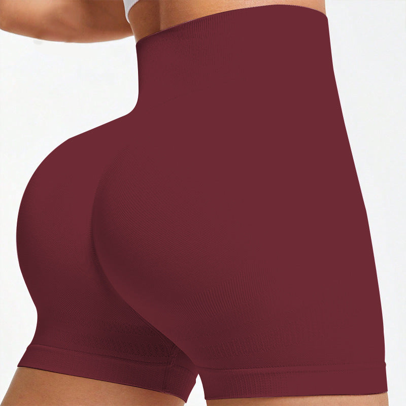 Curvolux - Seamless Knitted Fitness Peach-Shape 3/4-Length Leggings