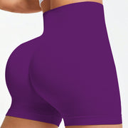 Curvolux - Seamless Knitted Fitness Peach-Shape 3/4-Length Leggings
